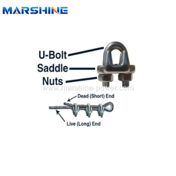 Carbon Steel Drop Forged Wire Rope Clip